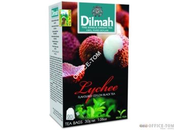 Herbata DILMAH AROMAT BRZOSKW&LYCHE 20T 85047