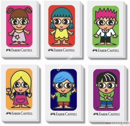 Gumka Fancy Friends Różne Motywy Faber-Castell