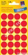 Trwałe kółka do zaznaczania Ø18mm, 96szt./op. czerwone 3004 Avery Zweckform - 3