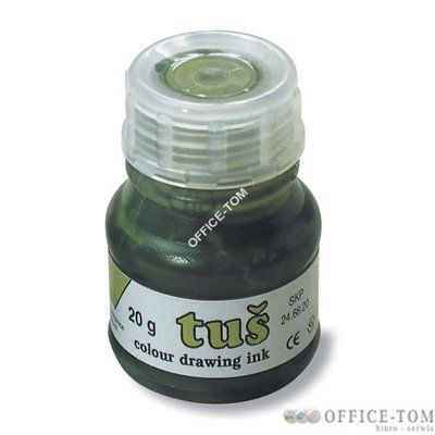 Tusz kreślarski zielony czeski 141726
