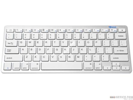 Klawiatura bezprzewodowa TRACER Clever BT Bluetooth biała