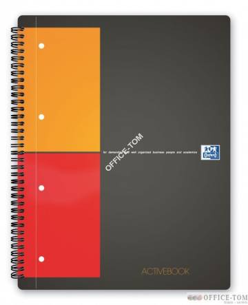 Kołozeszyt A5 80K krata Pp Oxford Activebook International