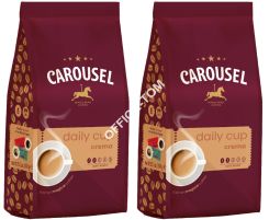 Kawa CAROUSEL CREMA 1kg ziarnista x 2 szt.