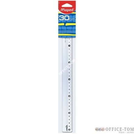 Linijka MAPED start 30 cm przezroczysta w torebce zawieszkowej