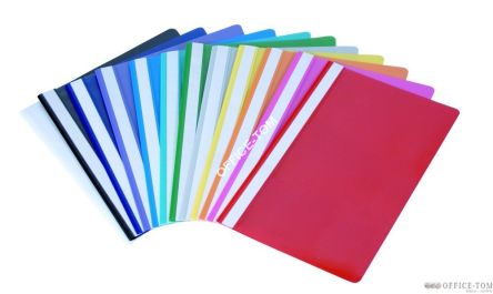 Skoroszyt BIELLA PP różowy jasny A4 222x307 mm, 110/180 mikr.