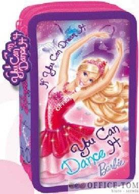 Piórnik podwójny z wyposażeniem BARBIE ST.MAJEWSKI