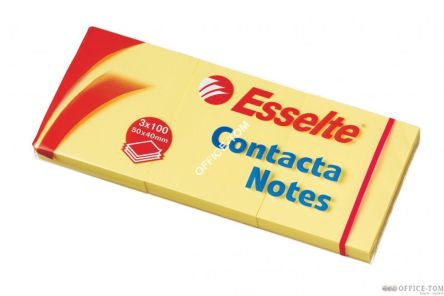 Bloczki samoprzylepne ESSELTE 40x50 Żółty 400k
