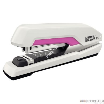 Zszywacz Rapid Supreme S17 biało-różowy 30k Rapid