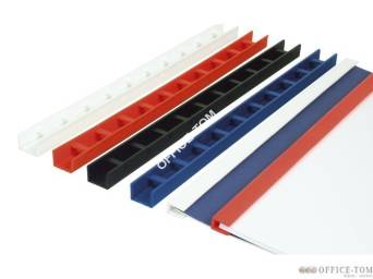 Listwy zatrzaskowe ARGO Greenbinder A4 15mm czarny 50  sztuk w opakowaniu