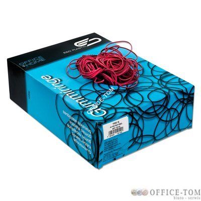 Gumki recepturki  E&D PLASTIC czerwone średnica 85mm /1,2mm cienkie 1kg karton