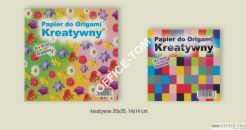 Papier ORIGAMI 20x20cm 100kartek kreatywny CORMORAN *1076