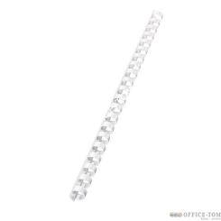 Grzbiety palstikowe LEITZ do bindowania   12 mm, biały