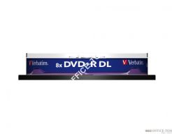 Płyta VERBATIM DVD+R DL  cake box 10  8.5GB  8x  Matt Silver