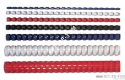 Grzbiet plastikowy FELLOWES okrągły 12mm niebieski 100szt