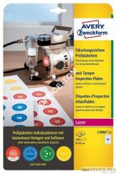 Tabliczki inspekcyjne do oznaczania własności - plomby; Ø30mm; 240szt Avery Zweckform