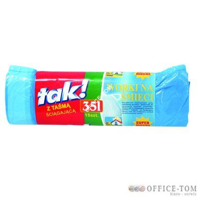Worki 35l z taśma TAK! 15szt.
