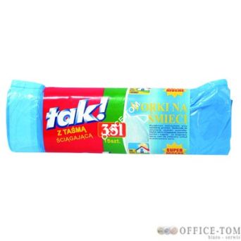 Worki 35l z taśma TAK! 15szt.
