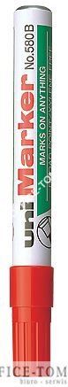 Marker permanentny UNI No-580 Czerwony