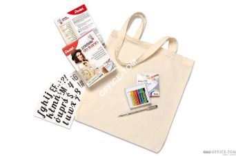 Zestaw pasteli do tkanin z torbą Pentel PTS7+BN15+TORBA