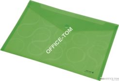 Teczka kopertowa A4 OMEGA przezroczysta zielona 0410-0031-04 Panta Plast