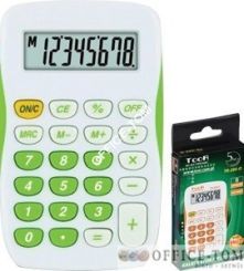 Kalkulator kieszonkowy TR-295 TOOR kieszonkowy biało-zielony