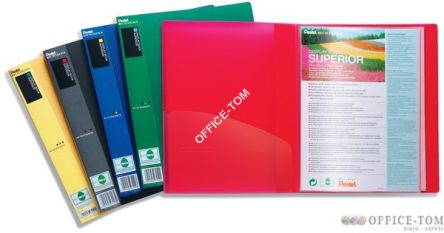 Album ofertowy A4 20 kieszeni czarna DCF142A SUPERIOR PENTEL