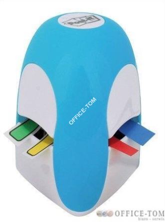 Tridex Podajnik do zakładek indeksujących Post-it®, niebieski z zestawem zakładek 3M