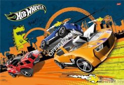 Podkład szkolny na biurko obustronny 55x38 cm HOT WHEELS St.Majewski
