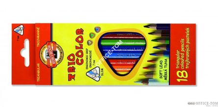Kredki TRIO COLOR 3133 18 kolorów *