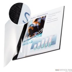 Okładki miękkie, przezroczysty przód (10,5mm), czarny LEITZ