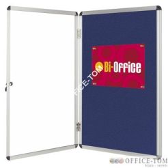 Gablota BI-OFFICE filcowa niebieska 1200x900mm
