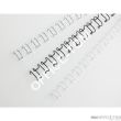 Grzbiety drutowe GBC A4 21L 8 mm SLV (100) - 3