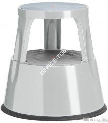 Taboret biurowy Twin Metalowy szary dwustopniowy TWINCO