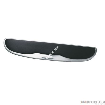 Podkładka żelowa pod nadgarstki ESSELTE DATALINE (30x500x110), czarny-srebrny