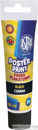 Farby plakatowe A\'30 tuba CZARNA