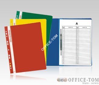 Skoroszyt akt osobowych zawieszany do segregatora. Opakowanie 10szt. ST-23-07 Siwy