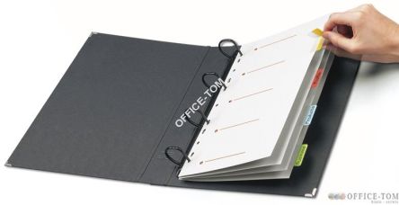 Indeksy samoprzylepne jednostronne 3L 12x40 mm/biały/wielok. naklejane