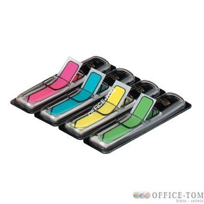 Zakładki indeksujące Post-it® 684ARR1 strzałki, 5 kolorów neonowych po 20 szt., 12 x 43 mm 3M