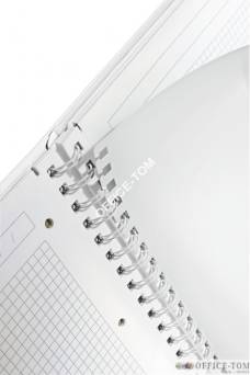 Notatnik z folderem \"Get organised\" Leitz WOW PP, A4 80k Metaliczny fioletowy