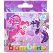 Kredki BAMBINO  12-kol.   w pud.kart. MY LITTLE PONY St.Majewski - 2