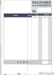Rachunek dla konsumenta A6 offset Michalczyk i Prokop