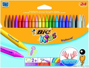 Kredki BIC świecowe Plastidecor Pudełko 24