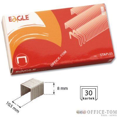 Zszywki 23/8 EAGLE  zszywają do 50 kartek