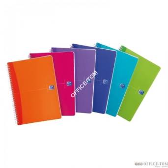 Kołonotatnik A4 90k PP OXFORD MY COLOURS kratka