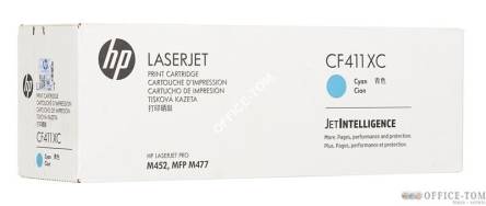 Toner HP 410X (CF411XC) niebieski 5000str korporacyjny