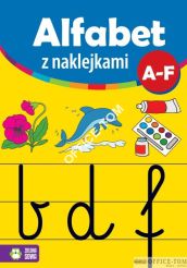 Książka ALFABET Z NAKLEJKAMI A-F  9788378956747 (C)  Zielona Sowa