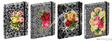 Notatnik ekskluzywny NARCISSUS 80k. Lace 12x17 4 wzory