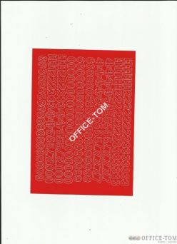 CYFRY samoprzylepne 1cm (8szt) złote ARTDRUK