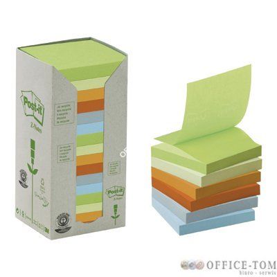 Bloczki samoprzylepne 3M POST-IT® R330 - 1R 76x76 Mix 1600k