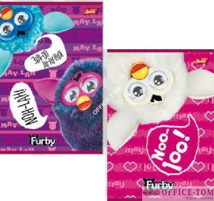 Zeszyt okładka laminowana A5, 16k., kratka, FURBY Unipap